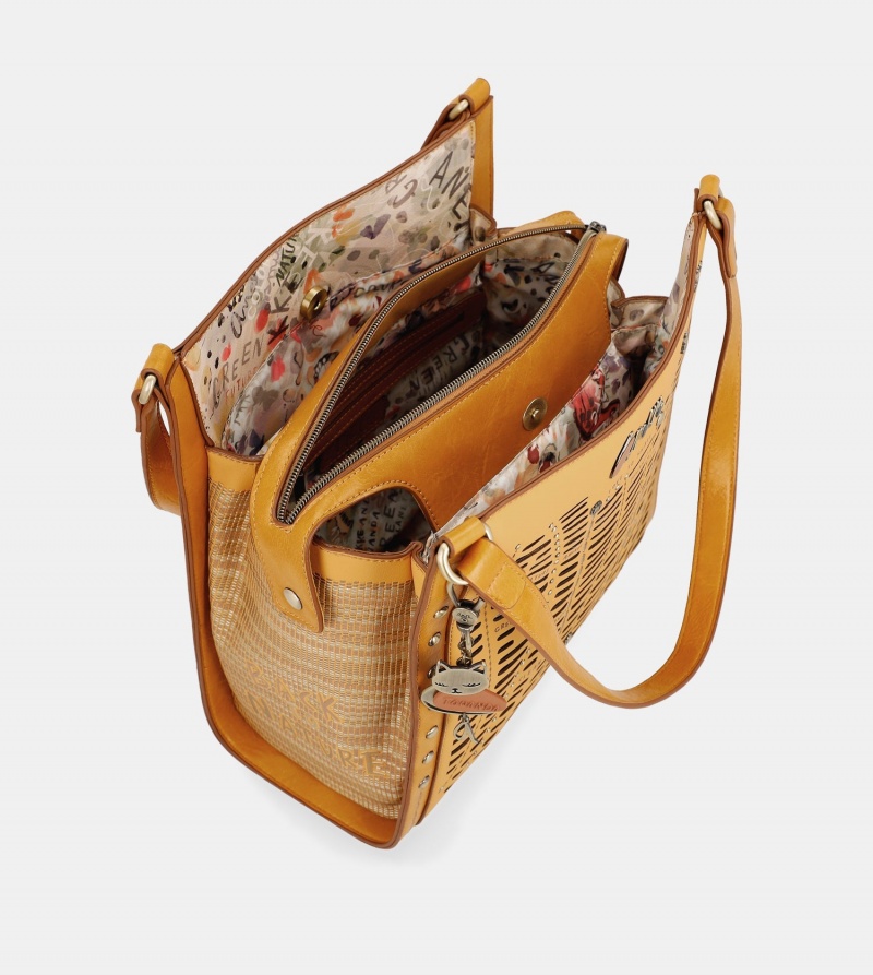 Anekke Nature Pachamama Ochre Crossbody Kabelka Damske | 5794612-NX