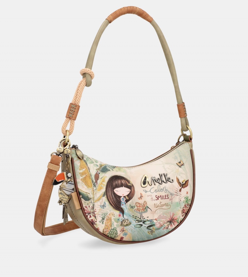 Anekke Oval Plus Messenger Crossbody Kabelka Damske | 0197438-JC