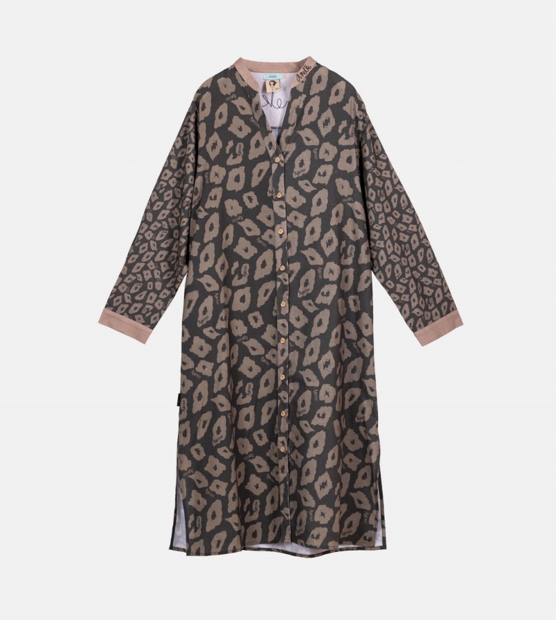 Anekke Printed Saty Damske | 2104639-EU