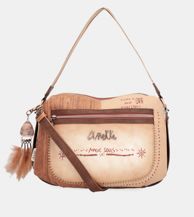 Anekke Tribe Large With Shoulder Remienkove Crossbody Kabelka Damske | 9608174-TR